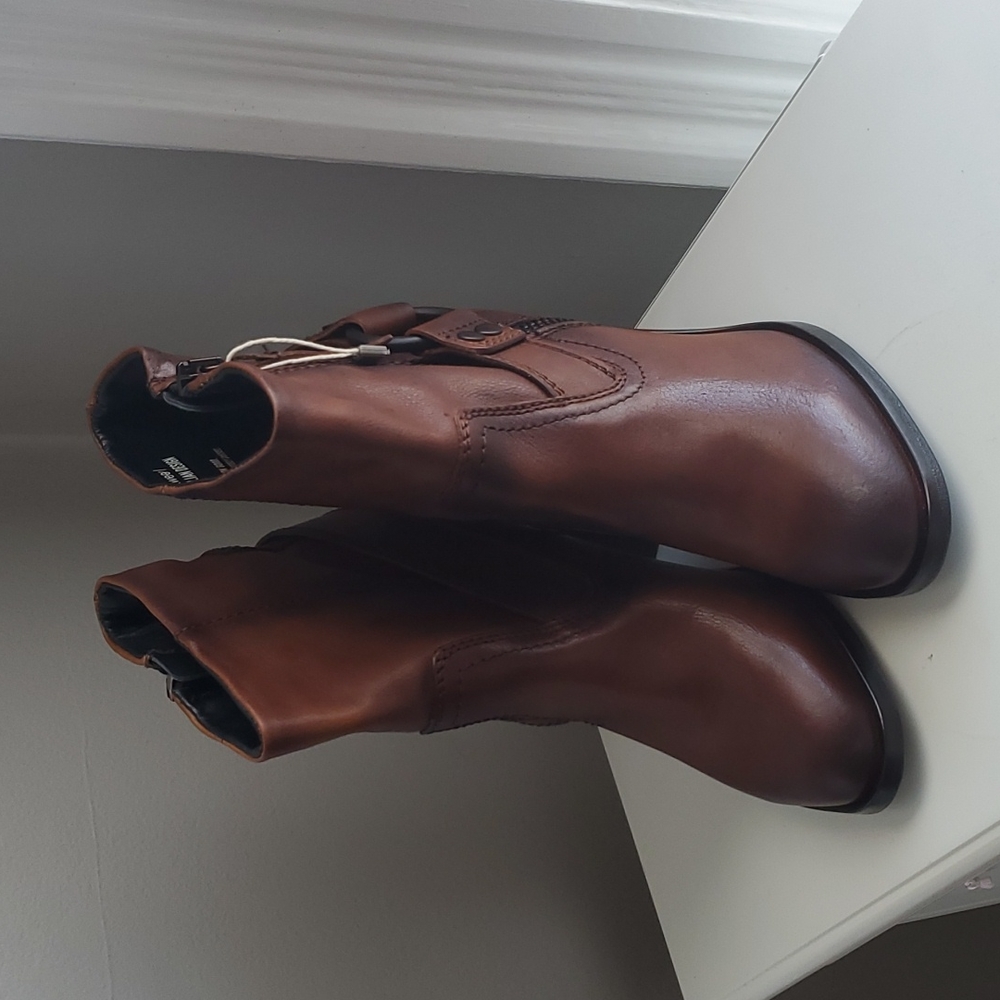 🔥❤️ Brand New DIESEL‎ size 9 Leather  Boots - Picture 8 of 10
